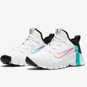 Nike Free Metcon 3 White womens Hyper Violet Jade NWT